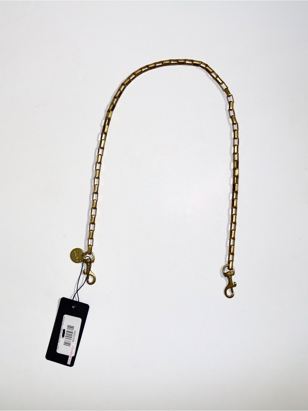 Clare V. Box Chain Shoulder Strap in Brass - Picture 4 of 9
